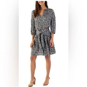 Finley Dresses | Finley Coco Dress Green and Pink Little Leopard Print M